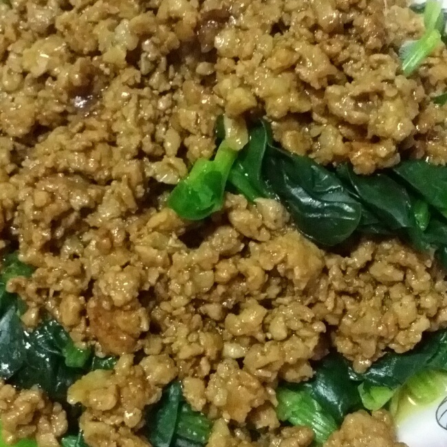 肉沫菠菜
