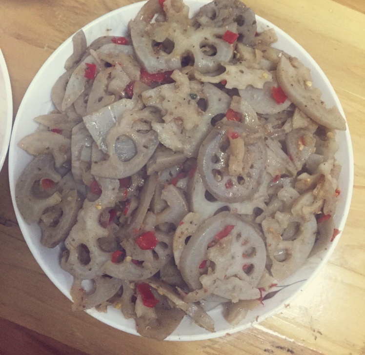 剁椒炒藕片