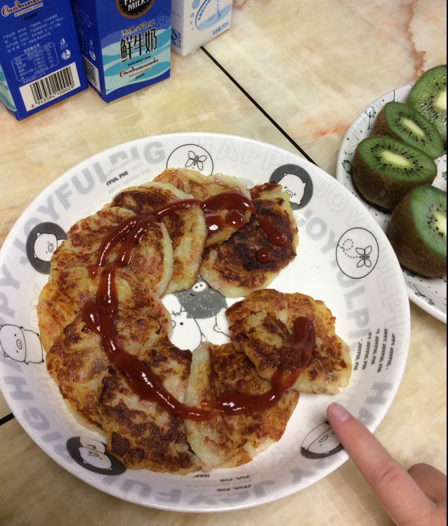 土豆火腿早餐饼
