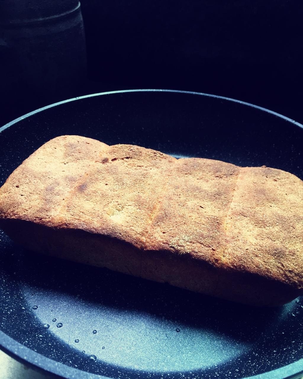 无油无糖 全麦面包 【无需面包机】