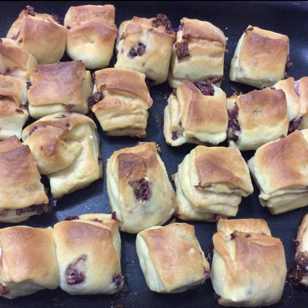 蔓越莓优格小面包块