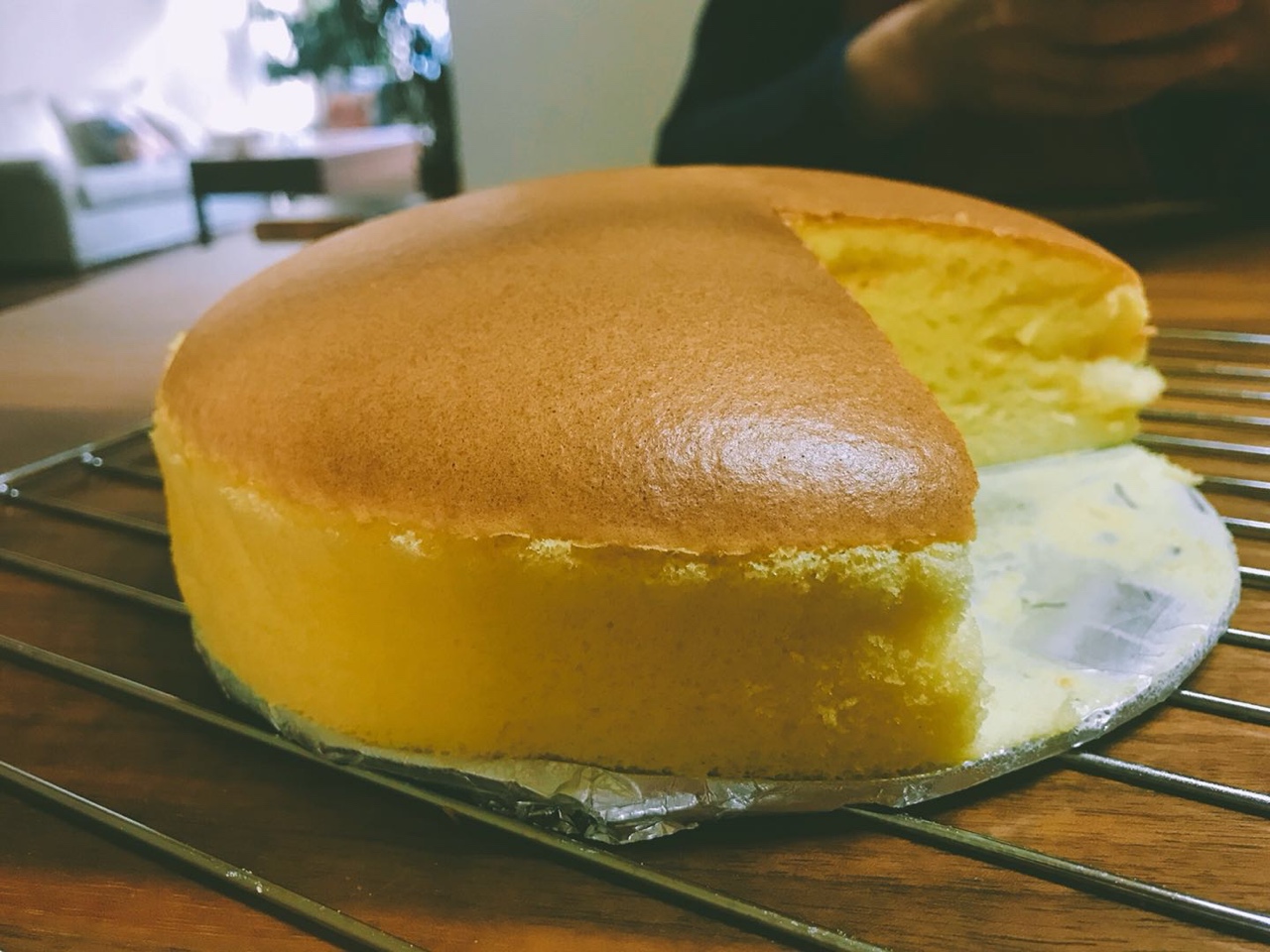 消耗淡奶油之作——淡奶油小蛋糕