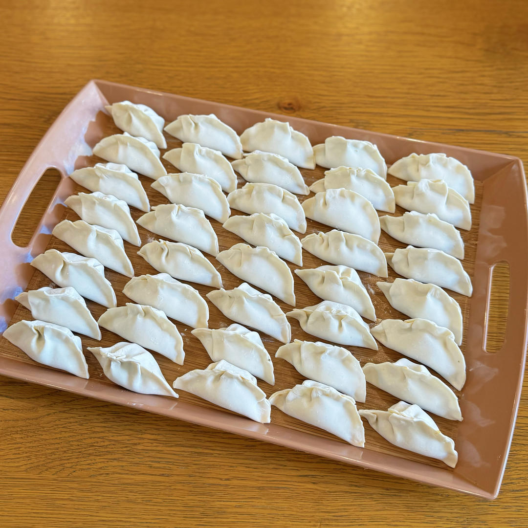 现包现煎抱蛋煎饺&附煎饺的包法