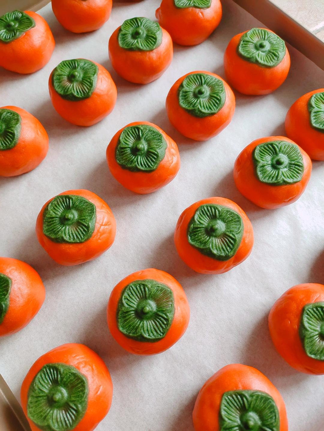 全网独家（原创）柿柿如意—广式金沙奶黄月饼（内附视频做法）