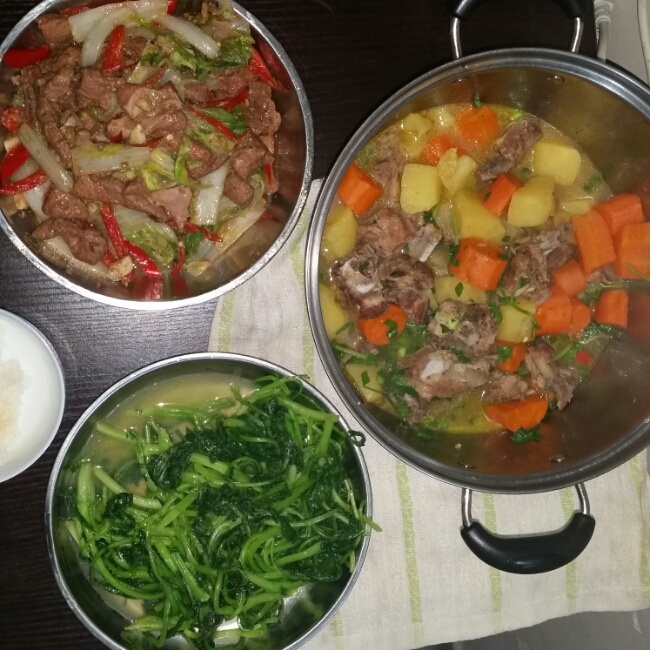 土豆胡萝卜炖牛肉