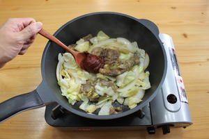 快手饭--韩式辣炒牛肉饭的做法 步骤4