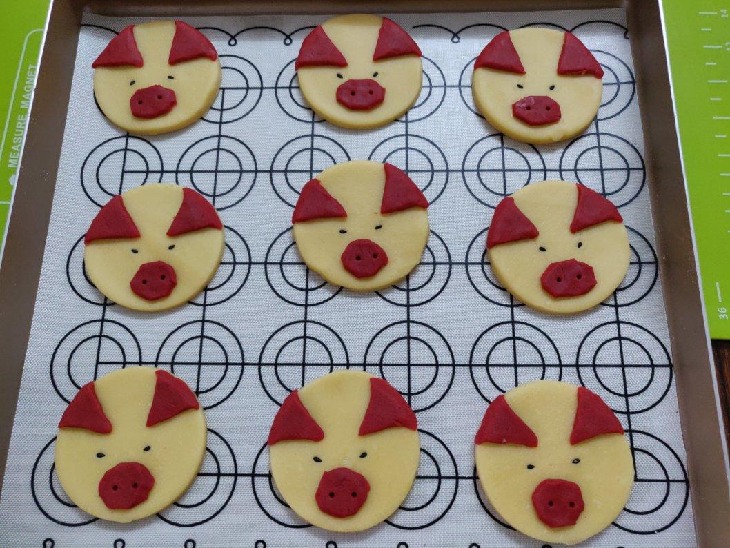 小猪曲奇饼干祝你诸事顺意