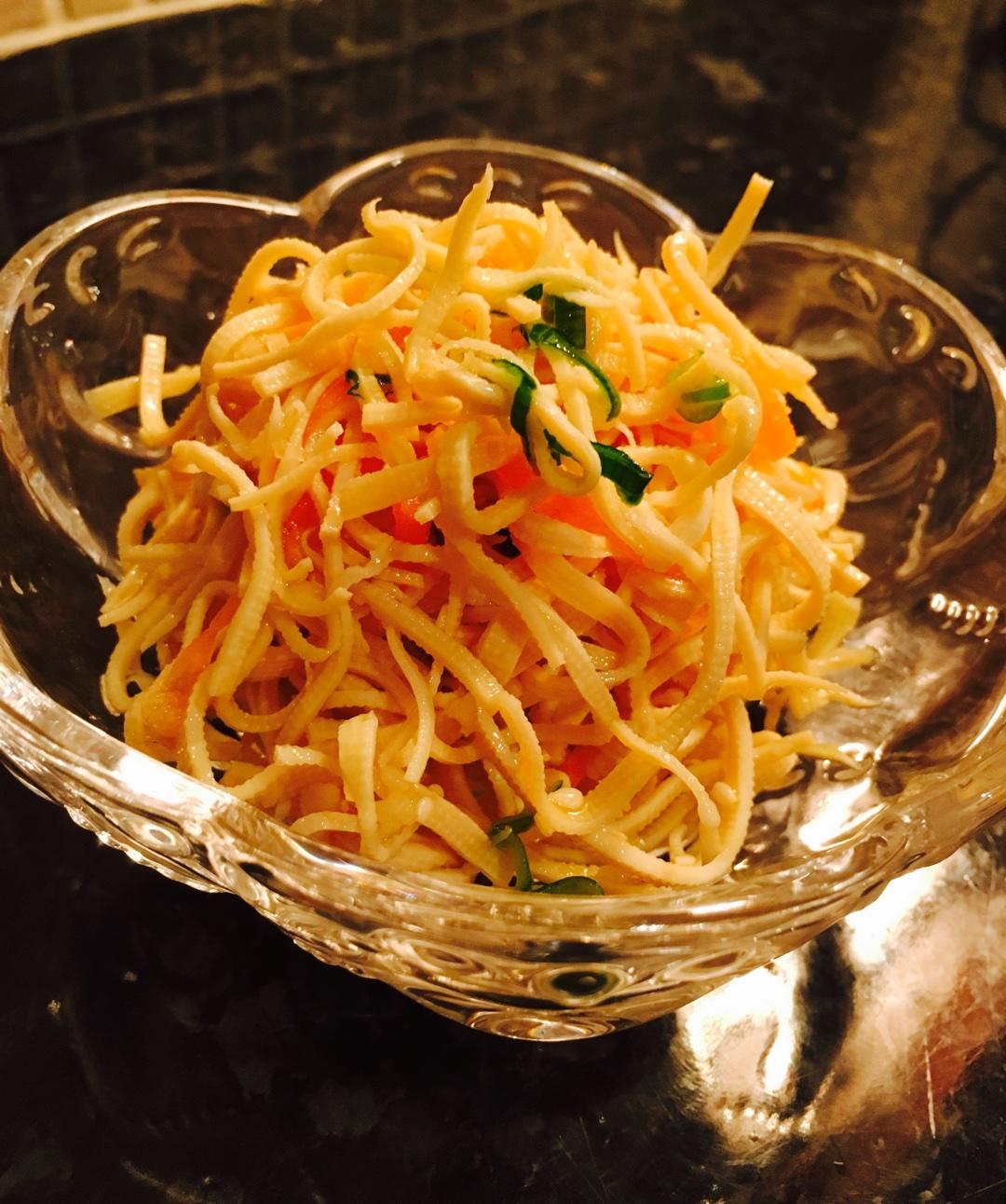 凉拌豆腐丝的做法