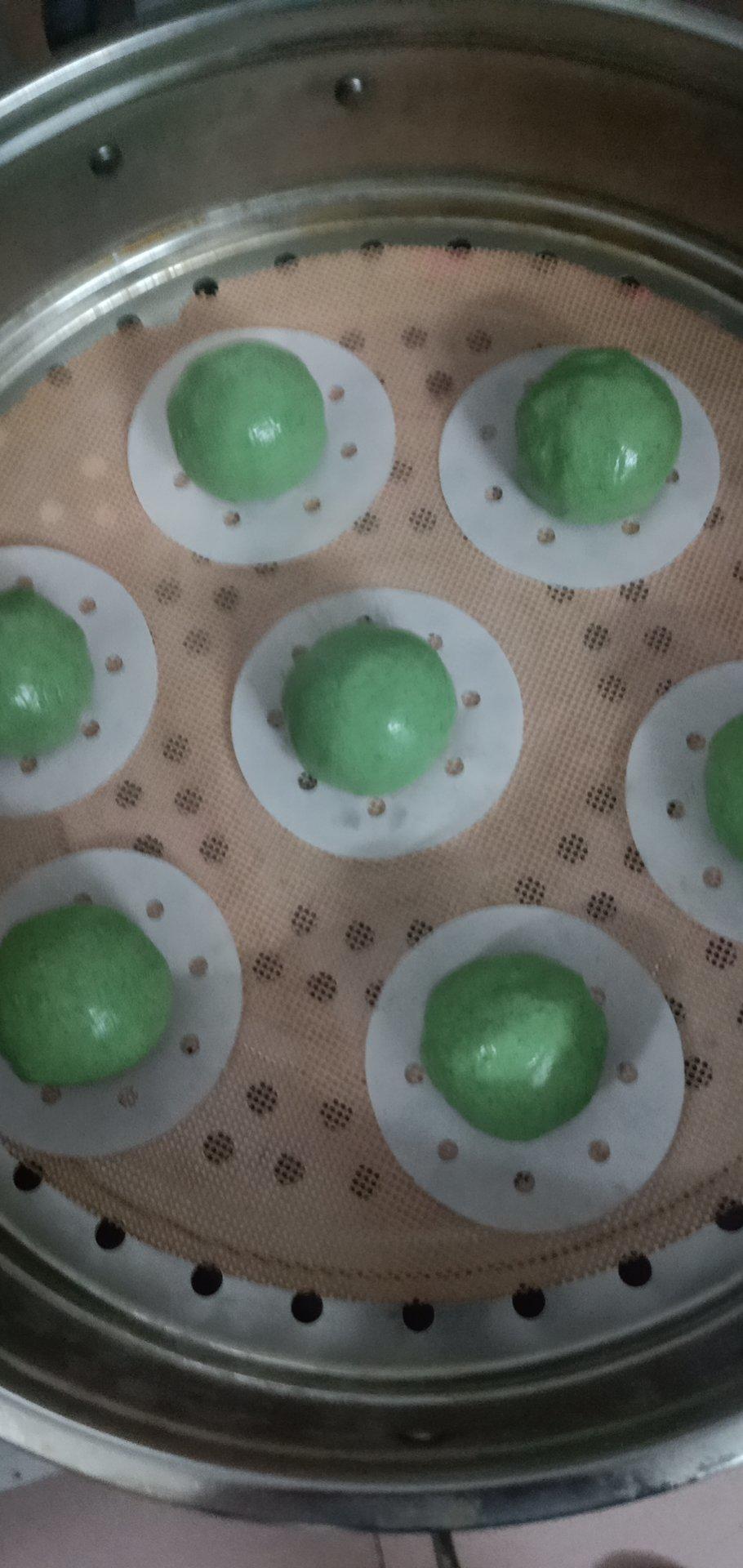 《Tinrry+》咸蛋黄肉松青团+红豆沙青团