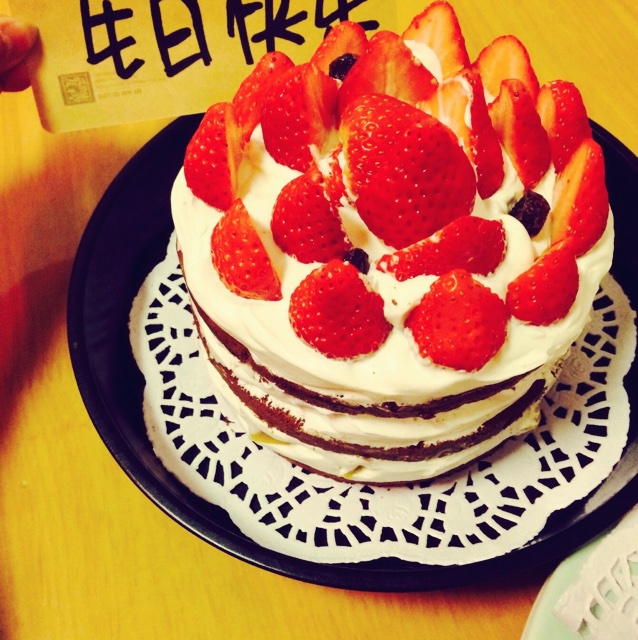 裸蛋糕之奶油巧克力戚风