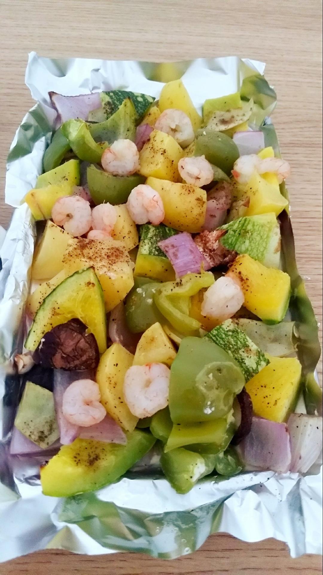 减肥期间的烤蔬菜