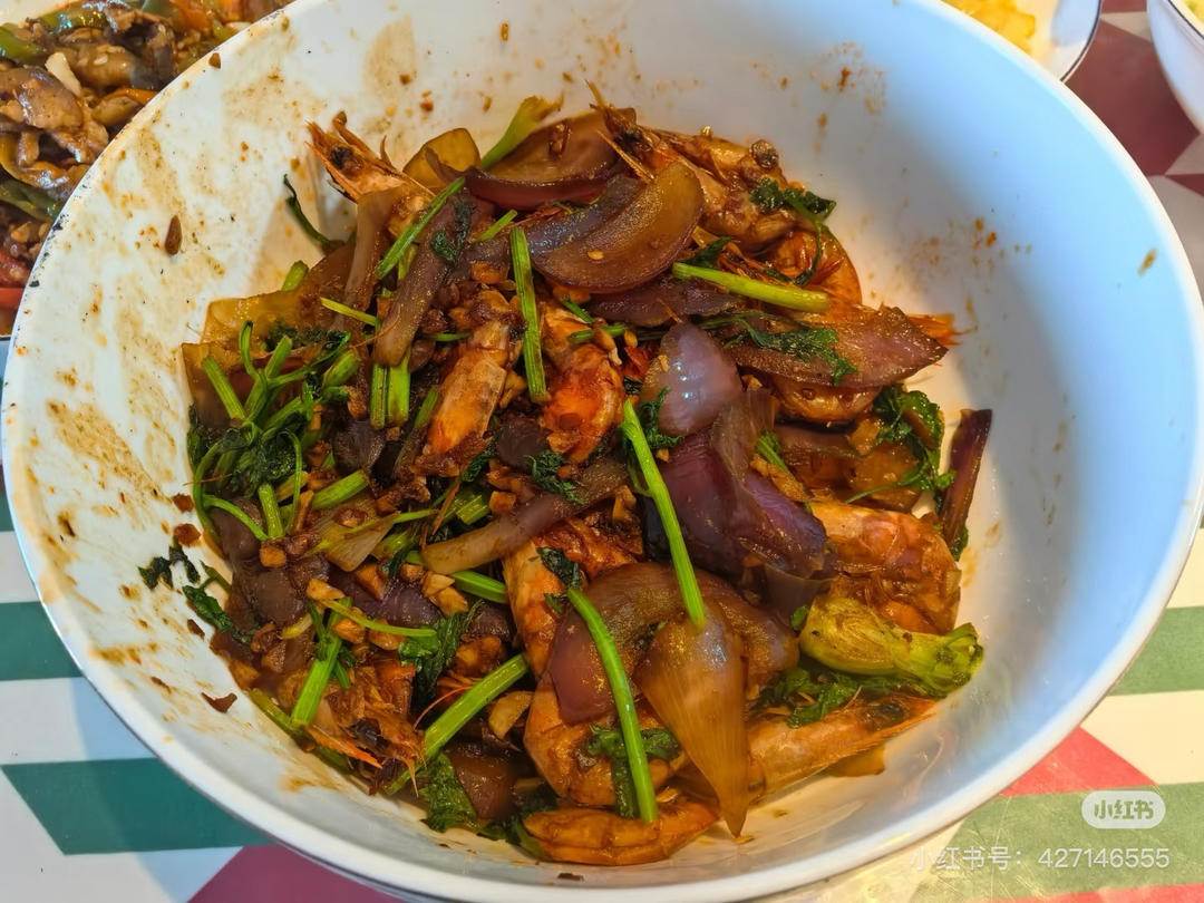 炒虾（不辣版）