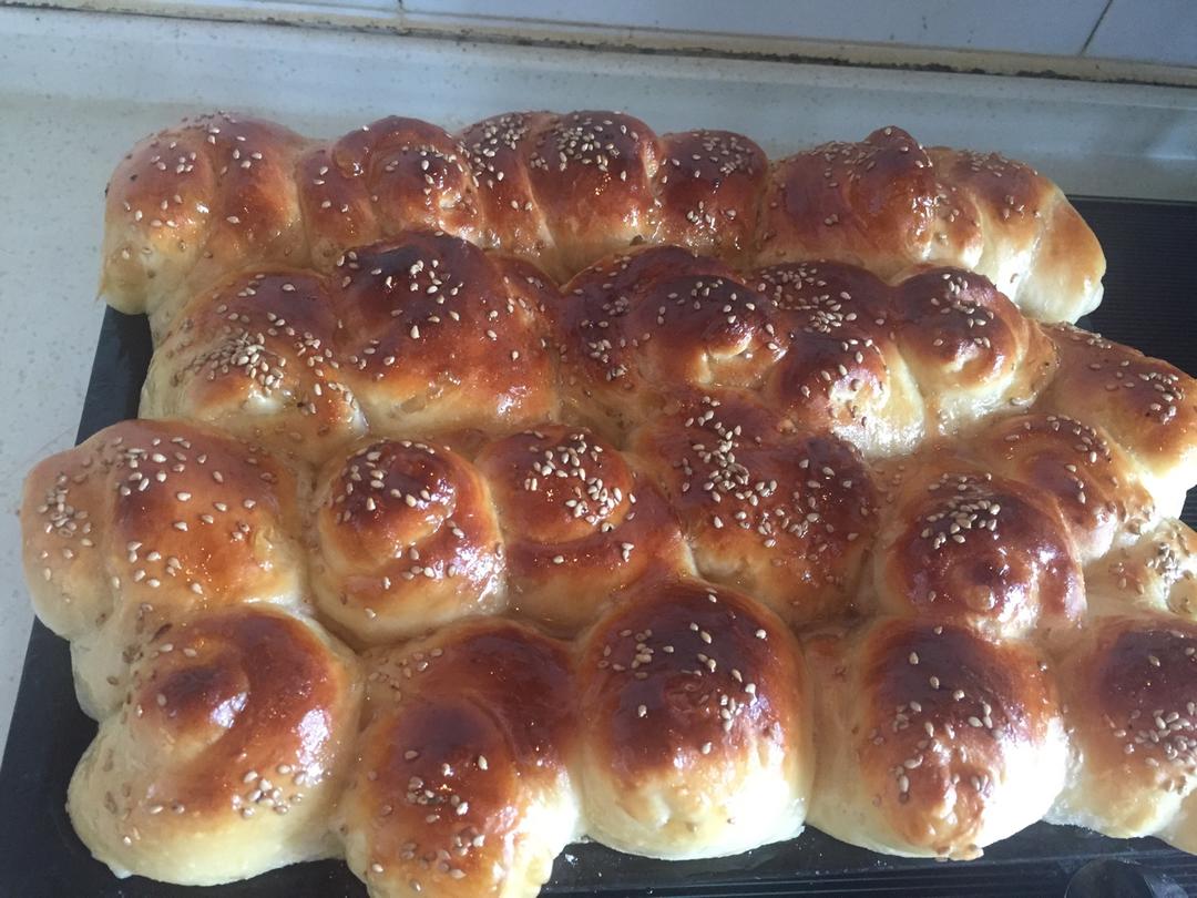 蜂蜜脆底小面包