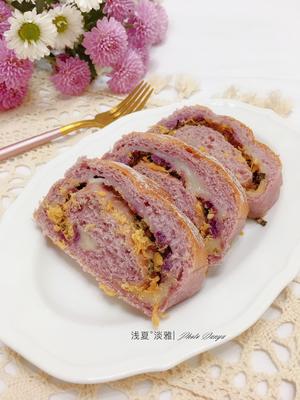紫薯豆沙肉松麻薯软欧包的做法 步骤22