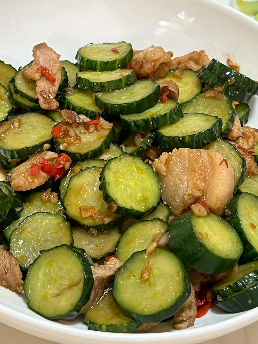 贼好吃的，下饭菜「黄瓜🥒炒肉🥩」