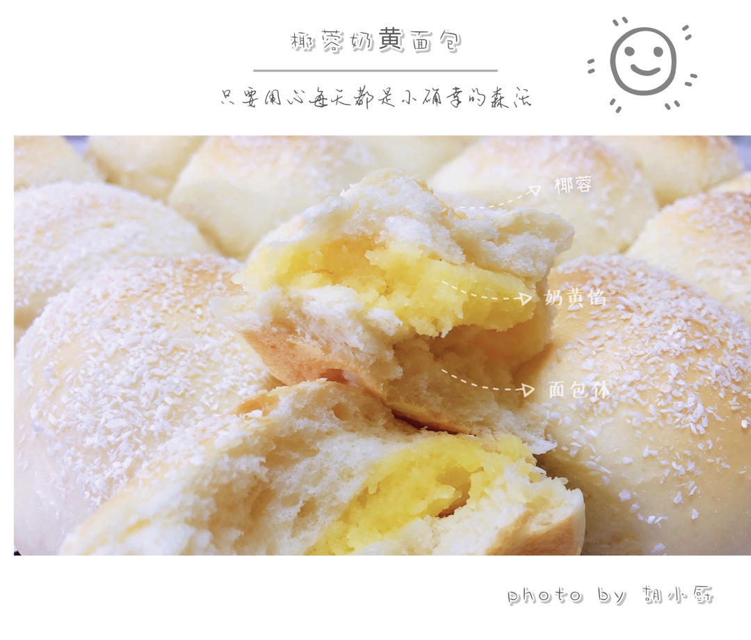 奶黄小餐包-一次发酵超好吃（附快手奶黄馅制作方法）