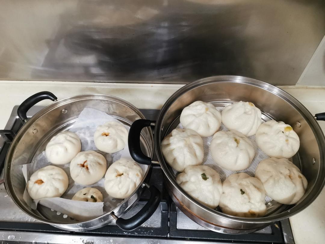 节省一半时间的大包子（另付翠绿菜包子，肉包子，腹黑包子食谱）