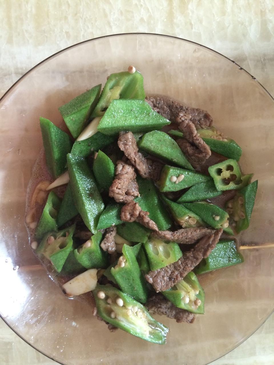 秋葵炒肉