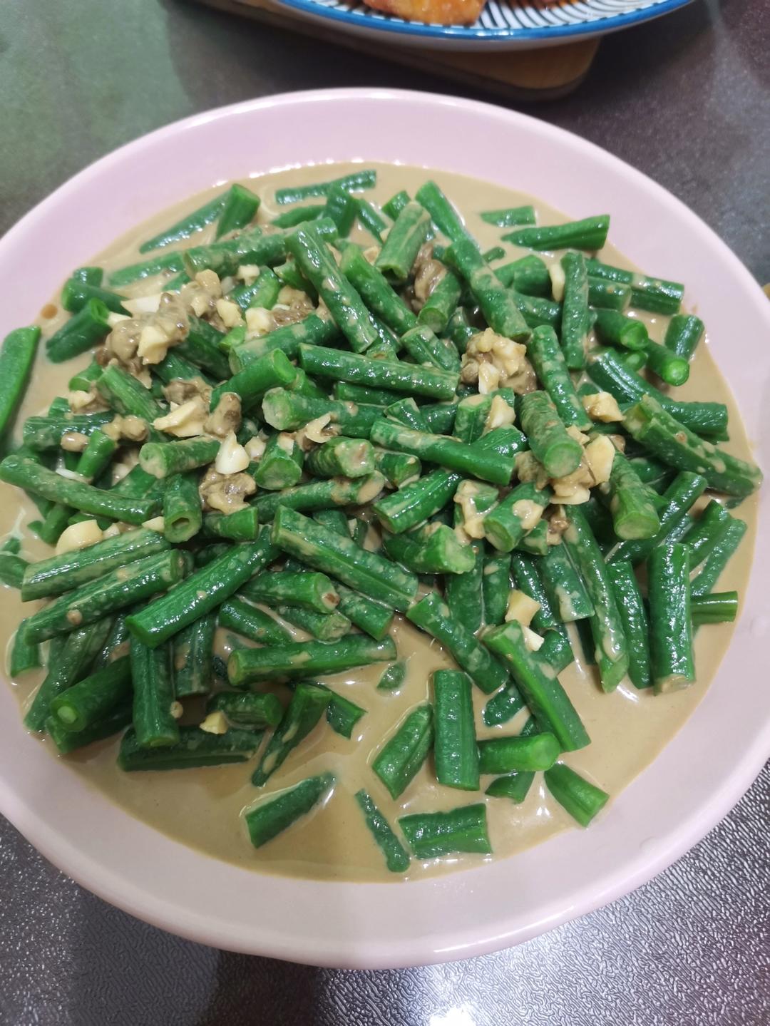 夏日素食凉拌豇豆