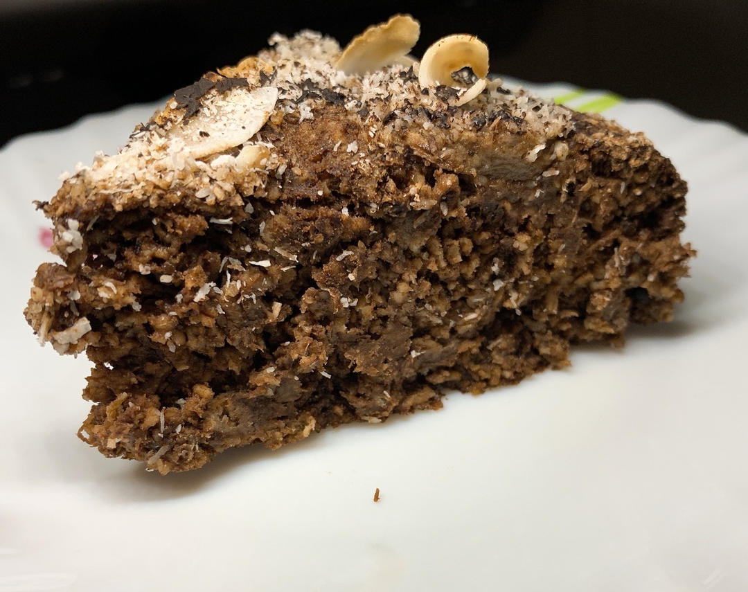 可可香蕉燕麦蛋糕/布朗尼（8寸圆模）
