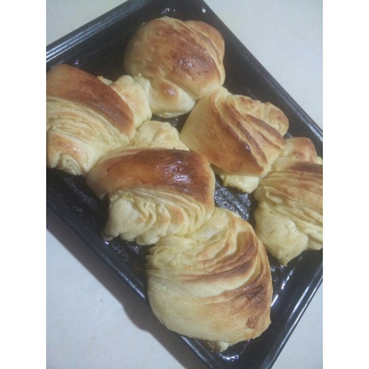 牛角面包Croissant（面包机＋手工）