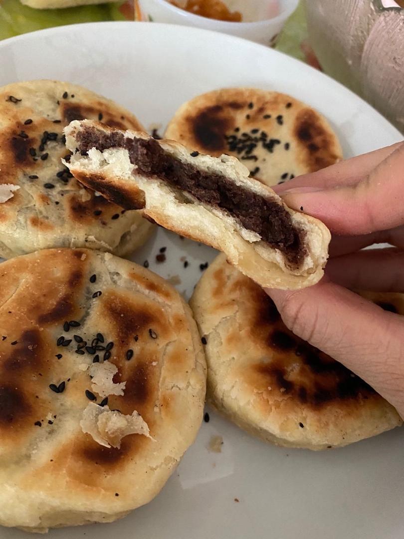 发面油酥小糖饼