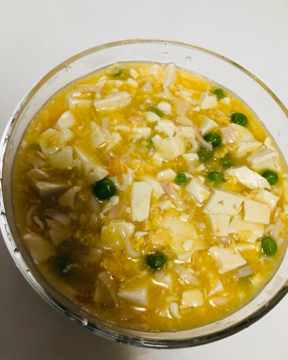 蟹黄豆腐（咸蛋黄版）