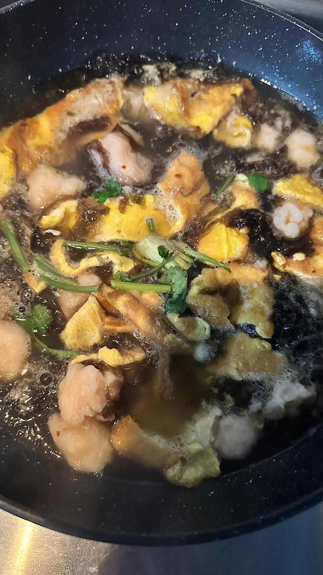 低卡鲜美的紫菜虾滑汤！好喝不胖减脂餐