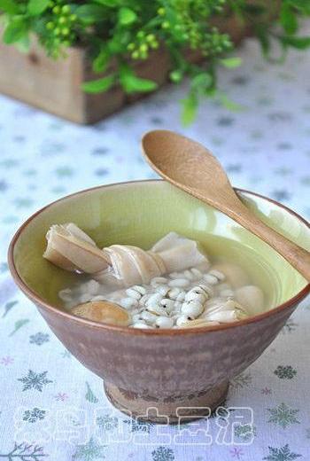 腐竹薏米白果汤的做法