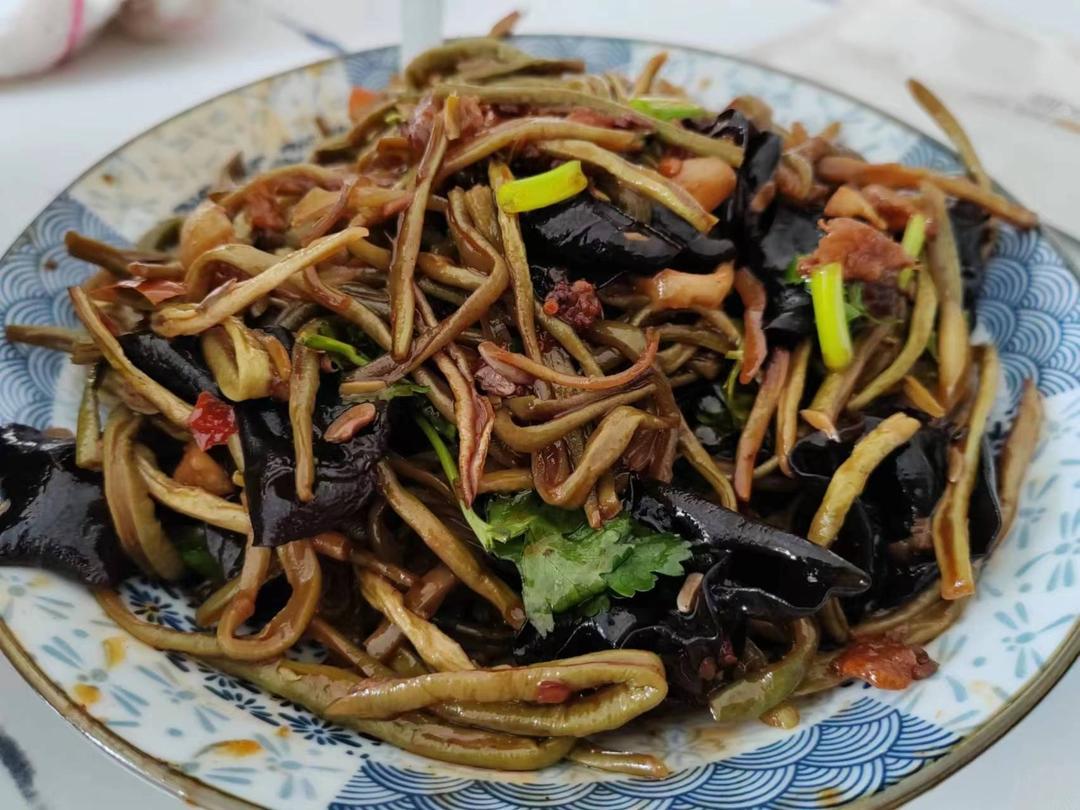 清炒豇豆干