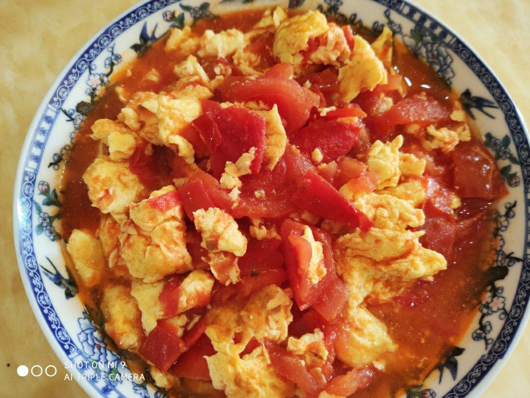 酸酸甜甜的番茄炒鸡蛋