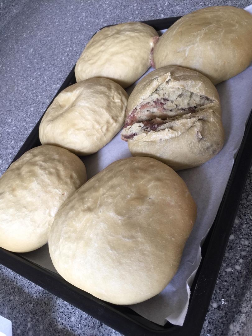 抹茶乳酪红豆软欧包（零失败！特别软！）