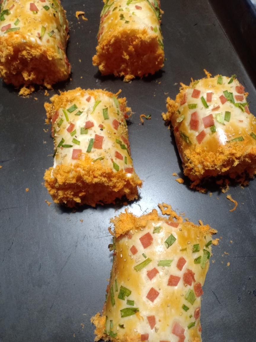 肉松面包的做法