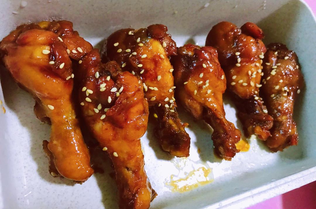 无油无水0⃣️难度的照烧小鸡腿的做法