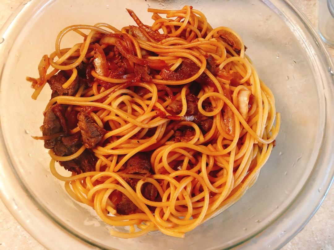 比餐厅好吃的黑椒牛柳意面🍝零失败简单教程