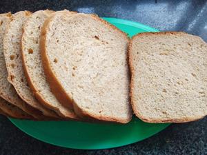 懒人面包（小容量面包机中筋面粉版540g）的做法 步骤17