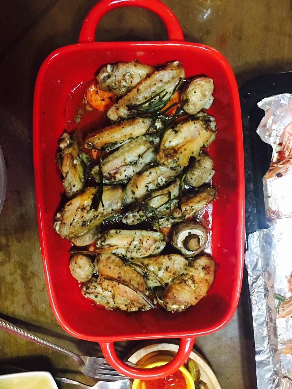 迷迭香烤鸡翅