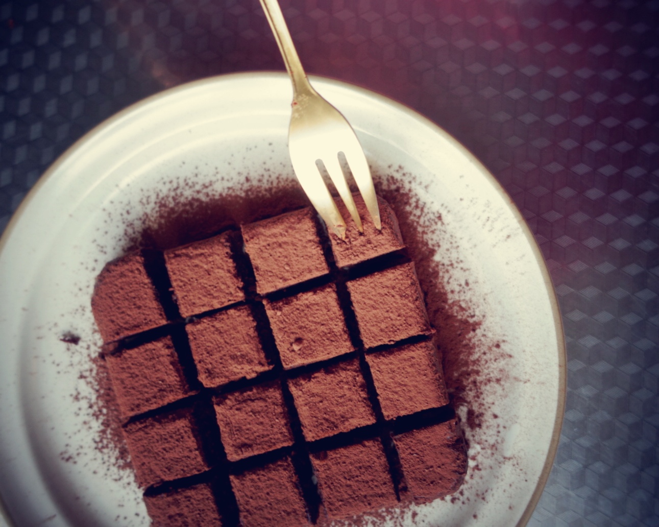 嫩豆腐变出的生巧克…健康也能高大上的做法