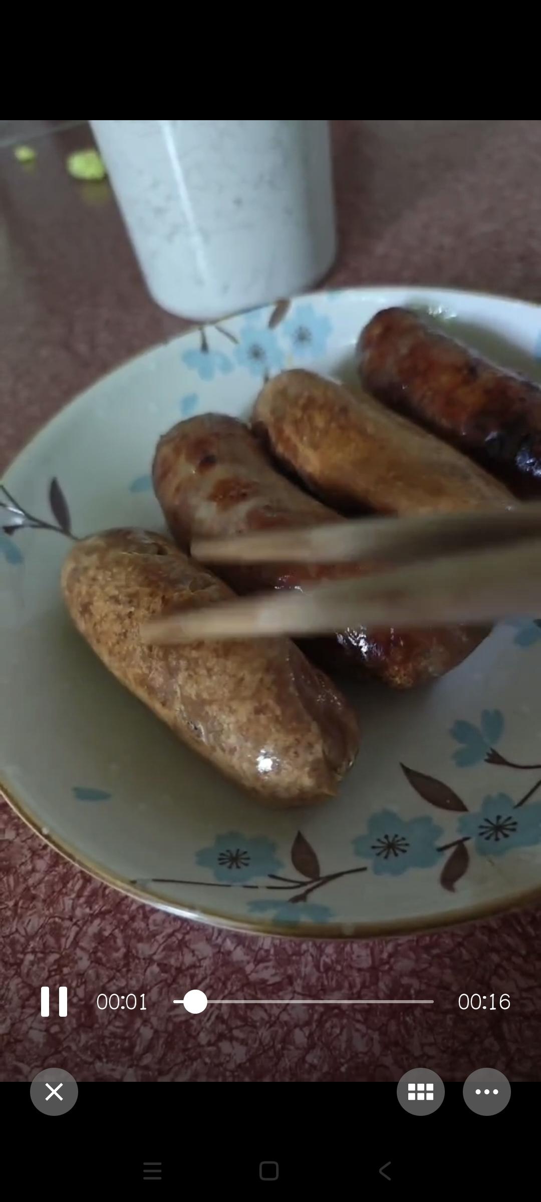 烤箱版火山石烤肠