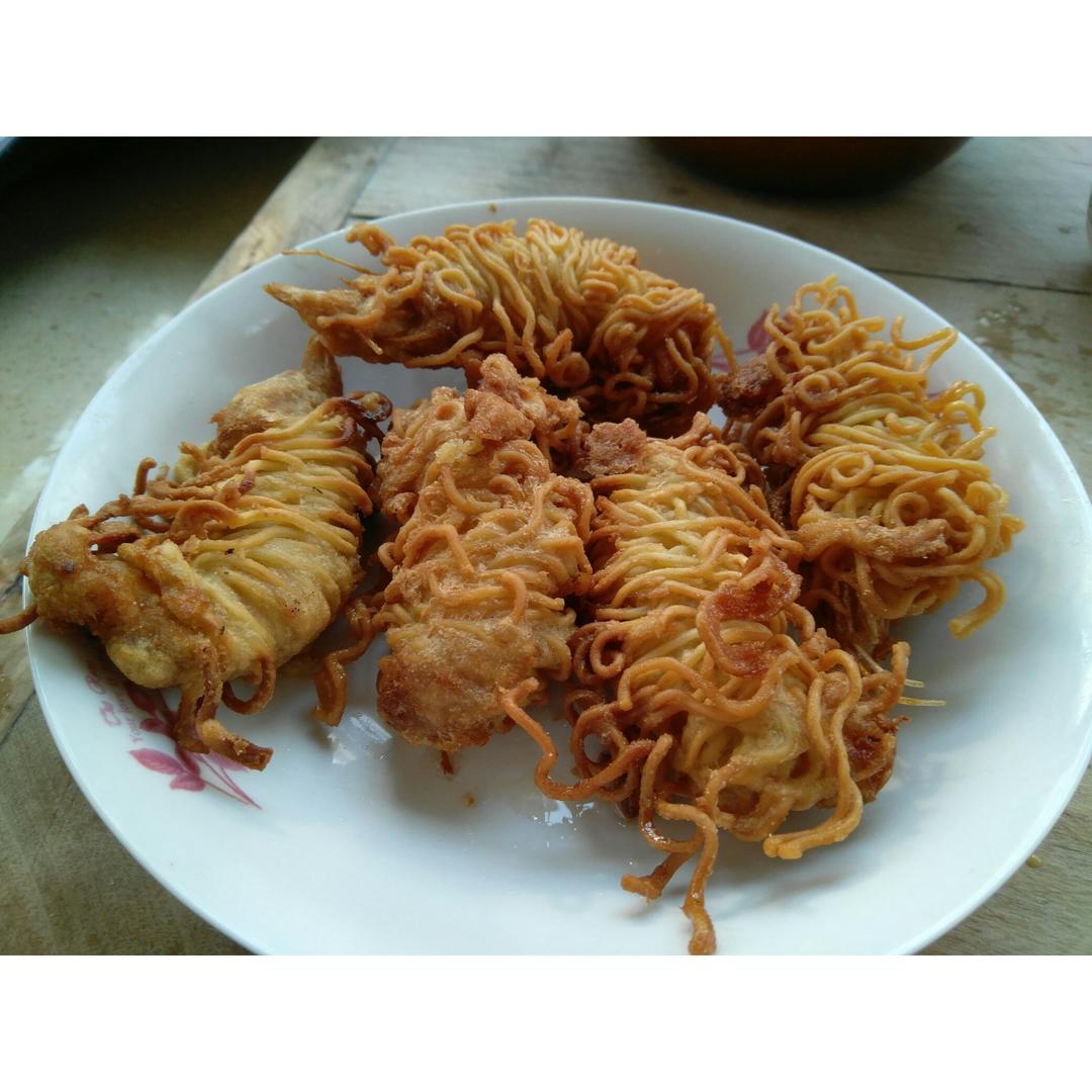 油炸面条大虾