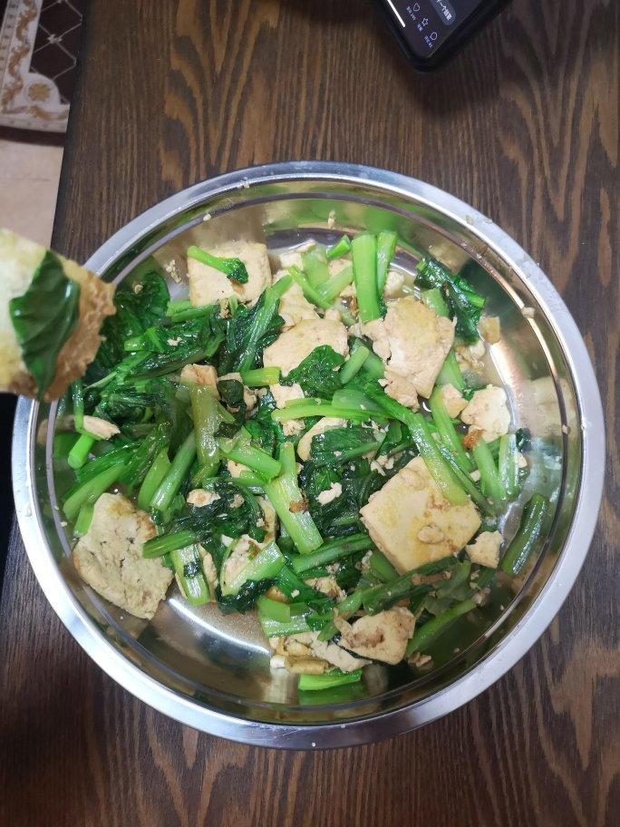 小白菜炖豆腐