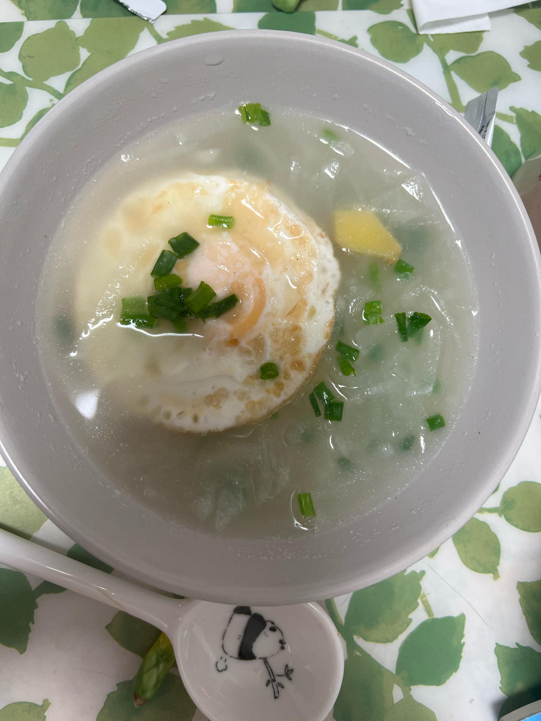 萝卜丝荷包蛋汤