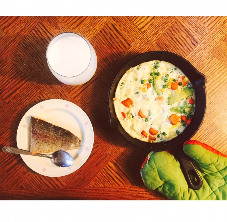 牛油果杂蔬烘蛋