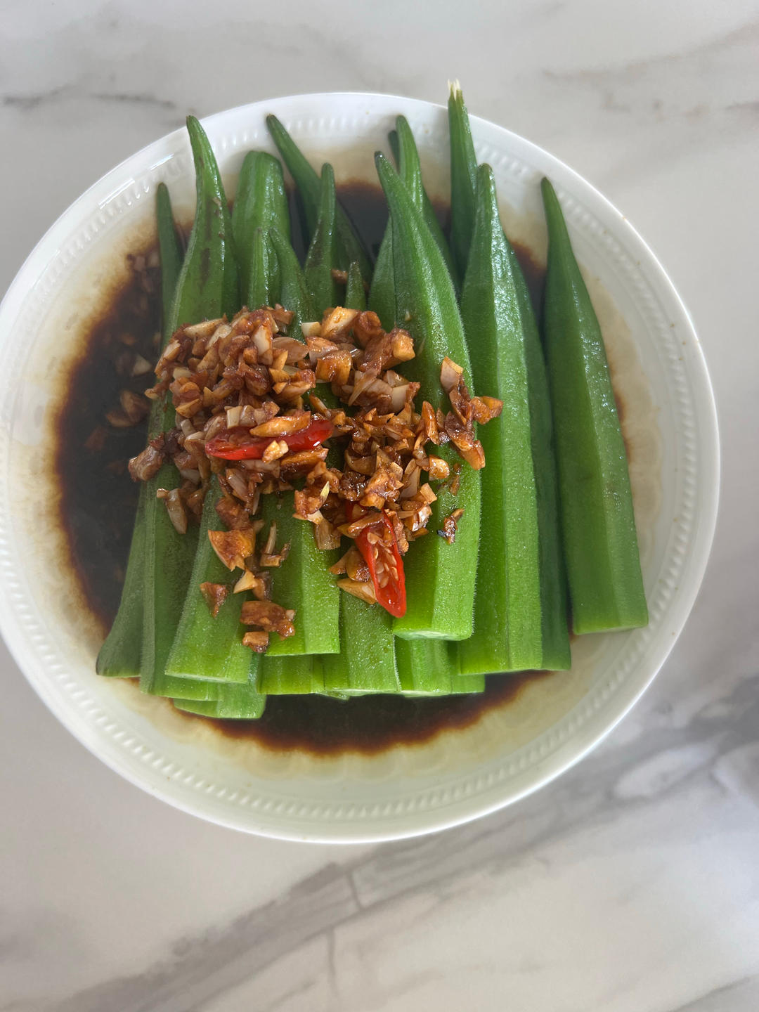 蒜蓉秋葵