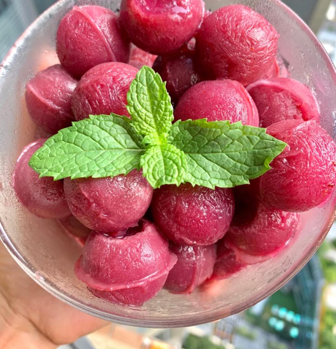 罗森同款葡萄冰