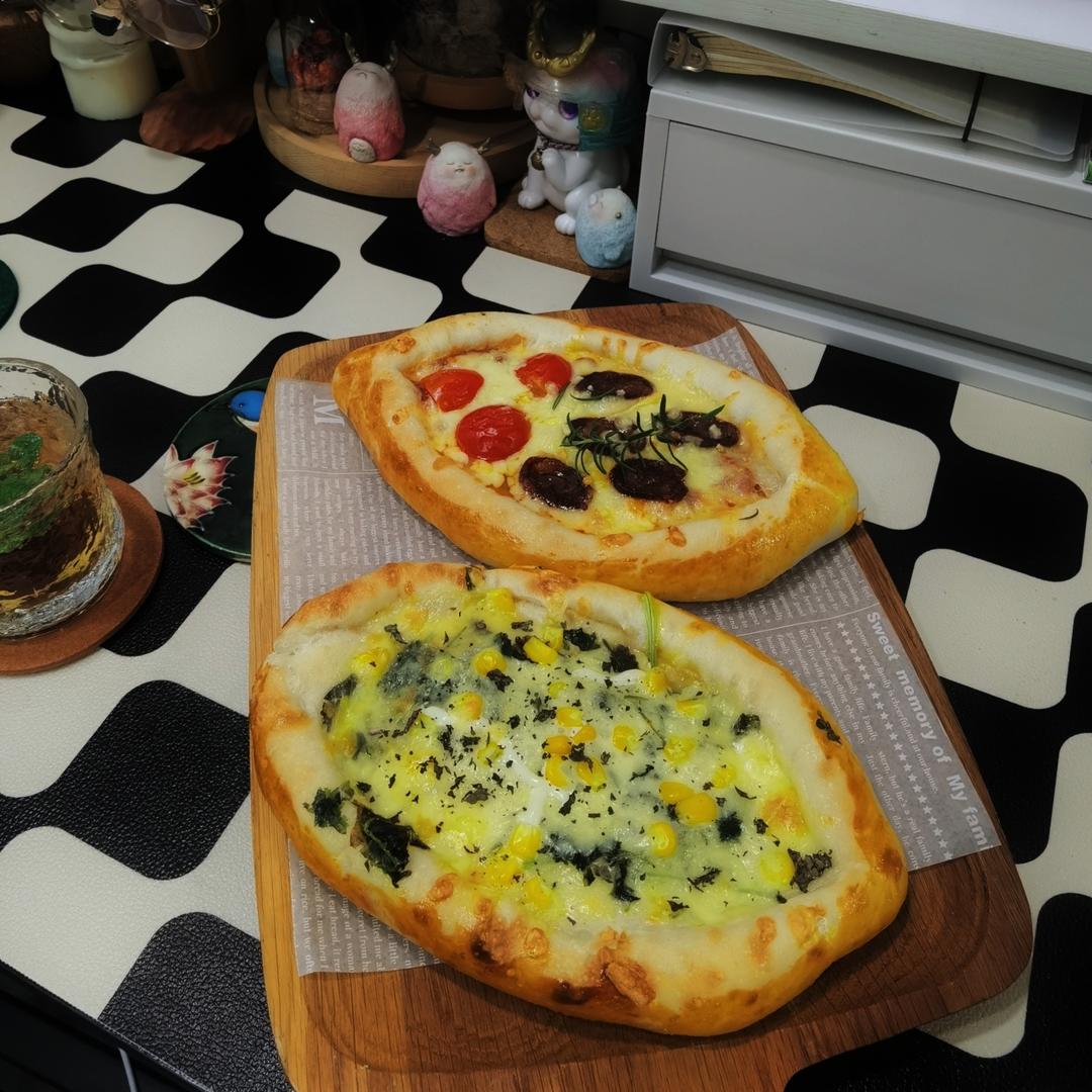 『万用面团』厚而有嚼劲的披萨皮！简单一次发酵！