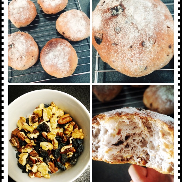 全麦核桃包～软欧包