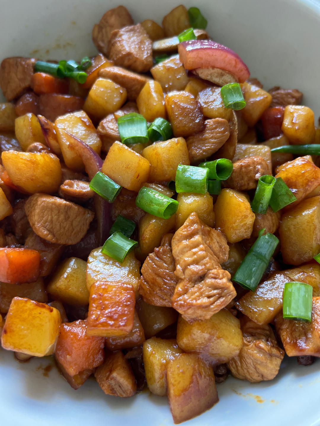 鸡胸肉焖土豆