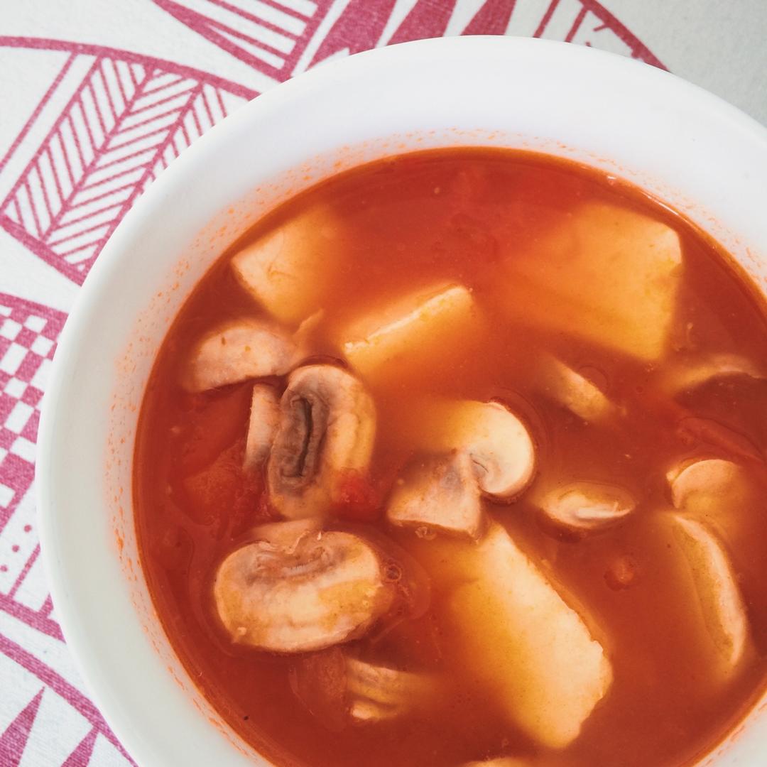 番茄豆腐汤