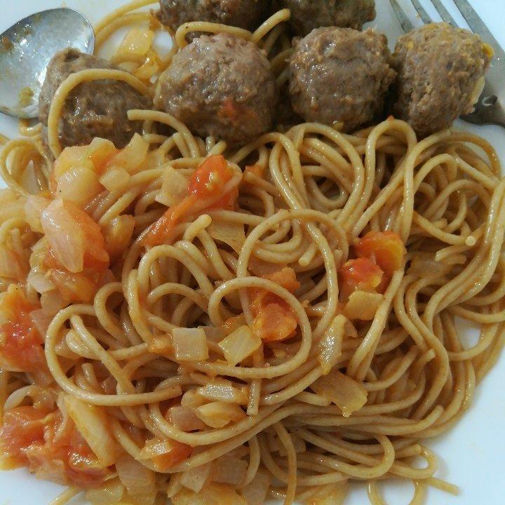 超好吃的番茄肉丸意面٩(●˙ε˙●)۶选我